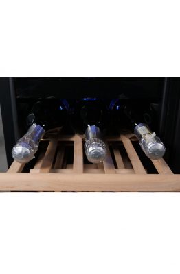 Wine refrigerator, 32 bottles, built-in and freestanding