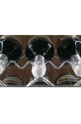 Weinkühlvitrine für 324 Flaschen mit 4 Glasseiten gebogenes Glas