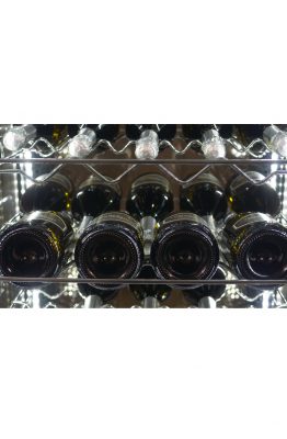 Refrigerated Wine Display 405 bottles, exposure on four sides, curved glass