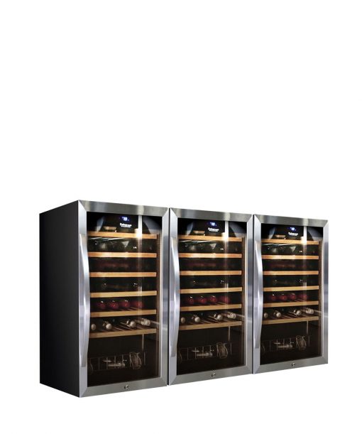 Geräumiger Weinkühlschrank für 105 Flaschen freistehend