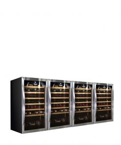 Geräumiger Weinkühlschrank für 140 Flaschen freistehend