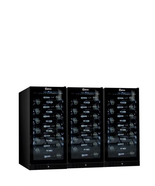 Large Wine Refrigerator Luxury Show, 210 bottles, built-in and freestanding